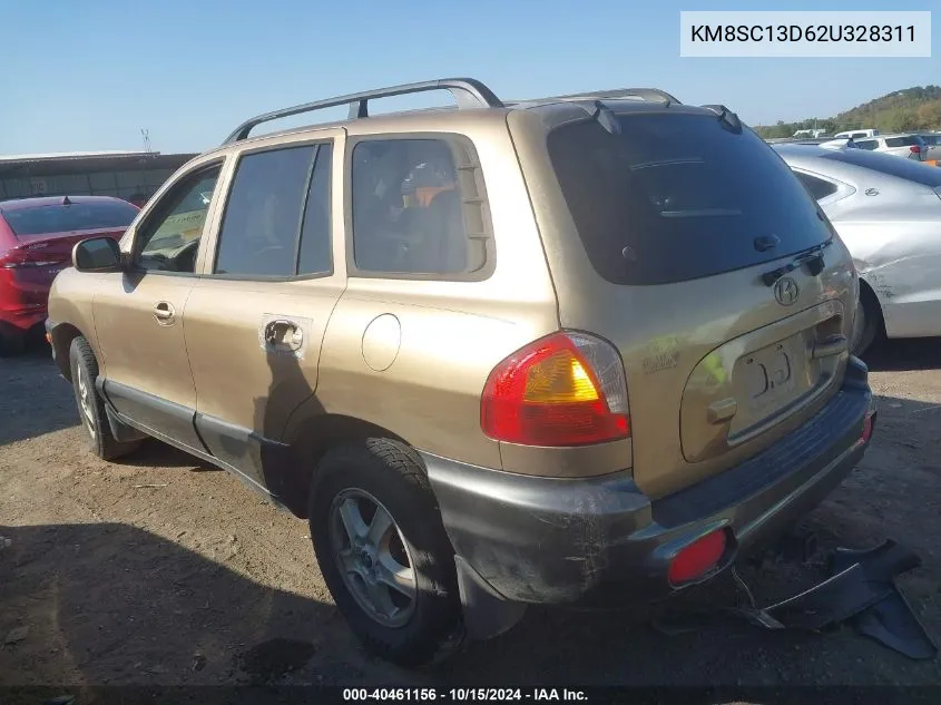 2002 Hyundai Santa Fe Gls/Lx VIN: KM8SC13D62U328311 Lot: 40461156