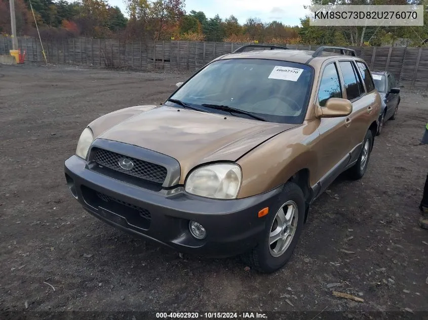 2002 Hyundai Santa Fe Gls/Lx VIN: KM8SC73D82U276070 Lot: 40602920