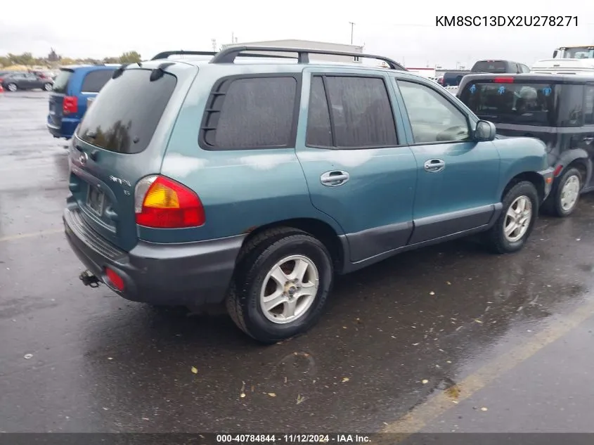 KM8SC13DX2U278271 2002 Hyundai Santa Fe Gls/Lx