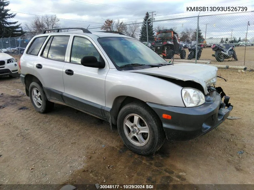 KM8SB13D93U526739 2003 Hyundai Santa Fe