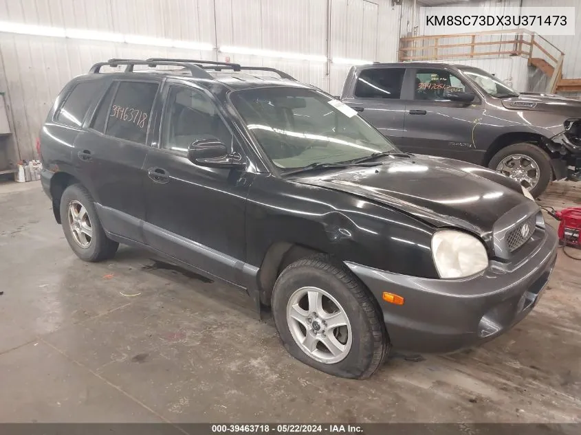 KM8SC73DX3U371473 2003 Hyundai Santa Fe Gls/Lx