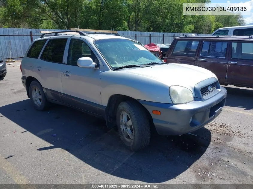 2003 Hyundai Santa Fe Gls/Lx VIN: KM8SC73D13U409186 Lot: 40116929