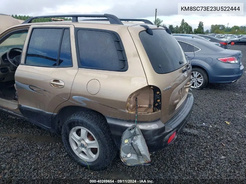 2003 Hyundai Santa Fe Gls/Lx VIN: KM8SC73E23U522444 Lot: 40289654