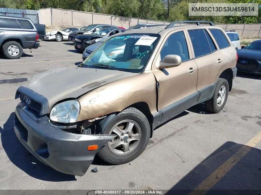 2003 Hyundai Santa Fe Gls/Lx VIN: KM8SC13D53U459814 Lot: 40388317