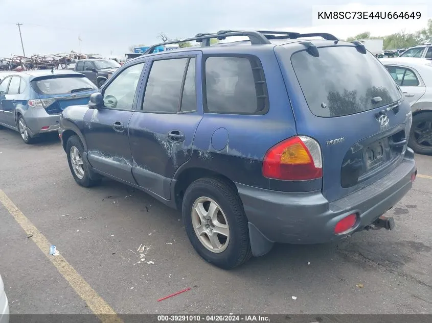 KM8SC73E44U664649 2004 Hyundai Santa Fe Gls/Lx