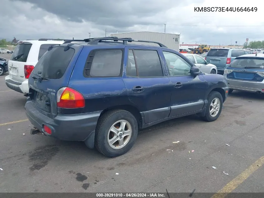 KM8SC73E44U664649 2004 Hyundai Santa Fe Gls/Lx