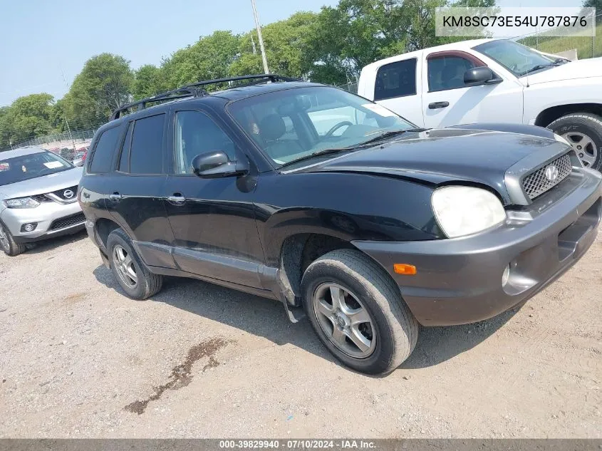 2004 Hyundai Santa Fe Gls/Lx VIN: KM8SC73E54U787876 Lot: 39829940