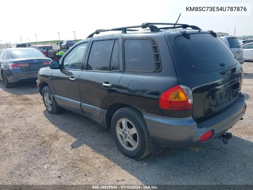 2004 Hyundai Santa Fe Gls/Lx VIN: KM8SC73E54U787876 Lot: 39829940