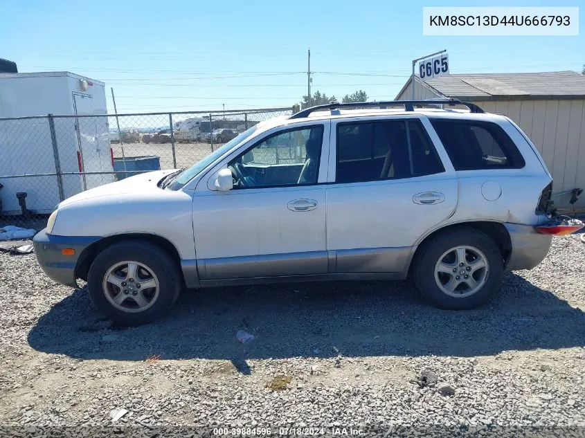 2004 Hyundai Santa Fe Gls VIN: KM8SC13D44U666793 Lot: 39884596