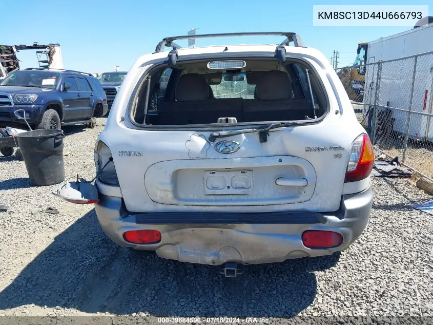 KM8SC13D44U666793 2004 Hyundai Santa Fe Gls