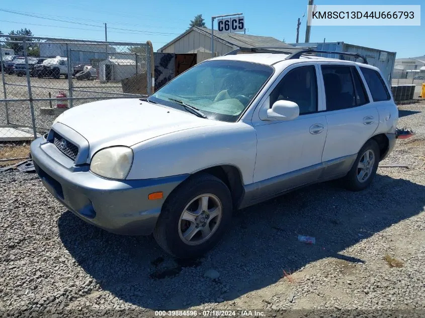 2004 Hyundai Santa Fe Gls VIN: KM8SC13D44U666793 Lot: 39884596