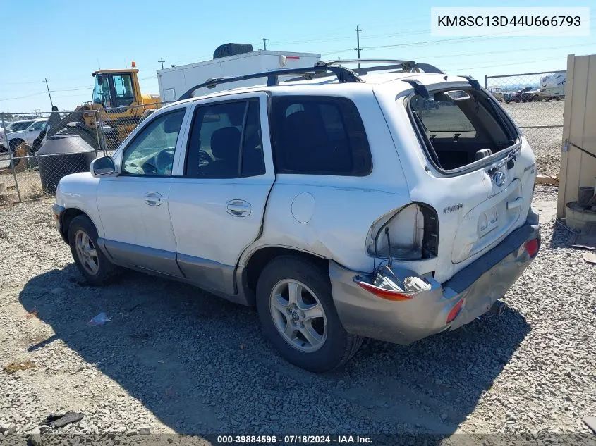 2004 Hyundai Santa Fe Gls VIN: KM8SC13D44U666793 Lot: 39884596