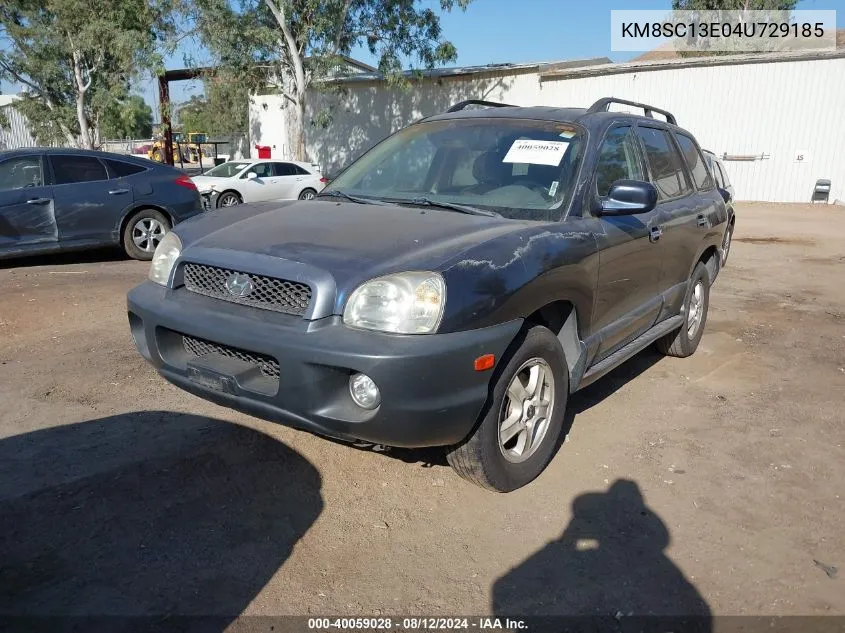 KM8SC13E04U729185 2004 Hyundai Santa Fe Gls/Lx