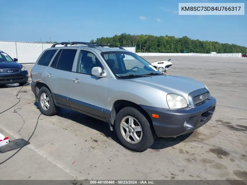 2004 Hyundai Santa Fe Gls VIN: KM8SC73D84U766317 Lot: 40180468