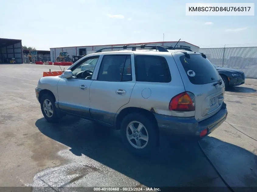 KM8SC73D84U766317 2004 Hyundai Santa Fe Gls