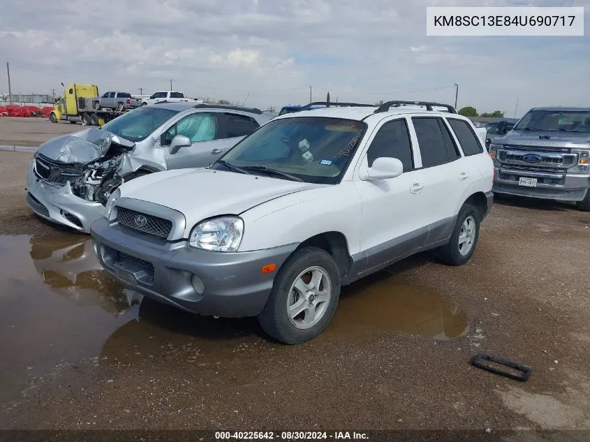 2004 Hyundai Santa Fe Gls/Lx VIN: KM8SC13E84U690717 Lot: 40225642