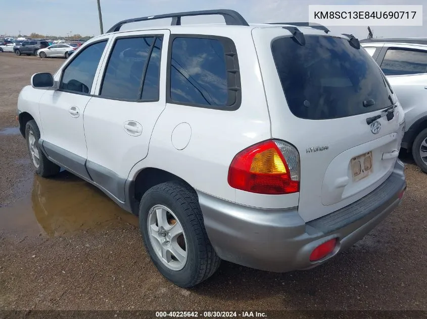 2004 Hyundai Santa Fe Gls/Lx VIN: KM8SC13E84U690717 Lot: 40225642