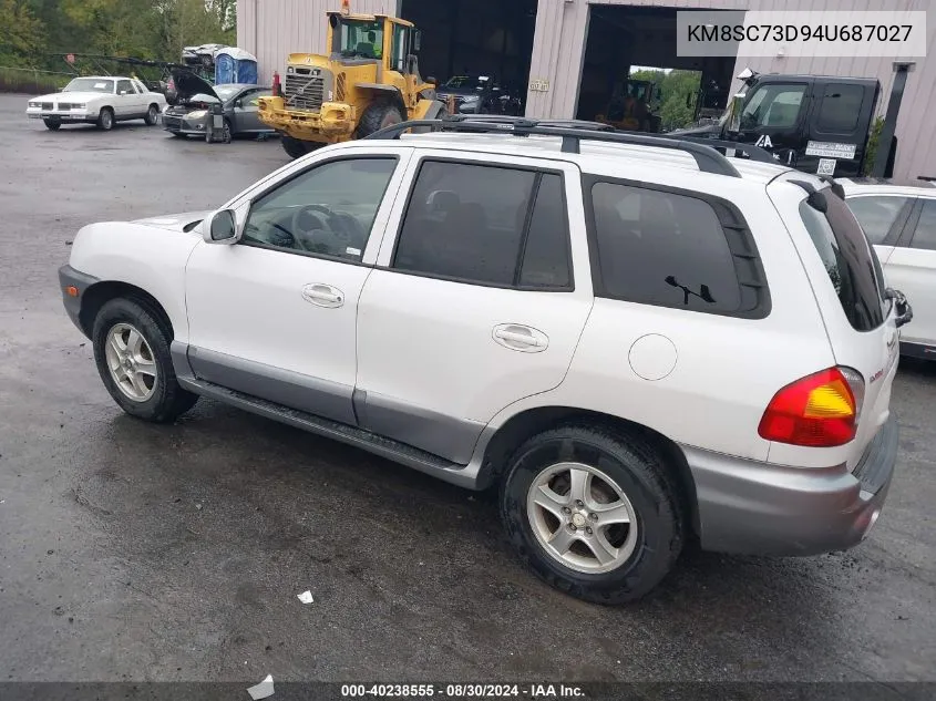 2004 Hyundai Santa Fe Gls VIN: KM8SC73D94U687027 Lot: 40238555