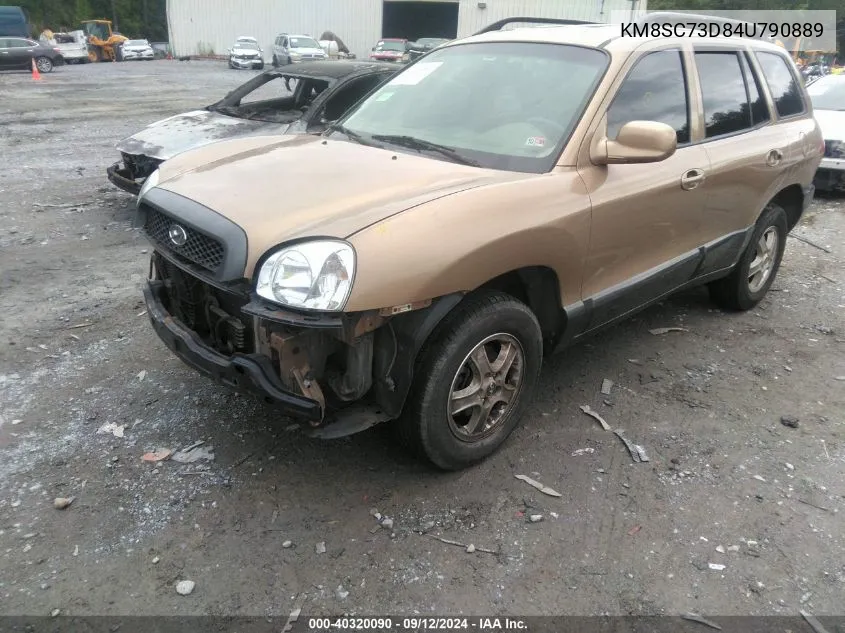 KM8SC73D84U790889 2004 Hyundai Santa Fe Gls/Lx