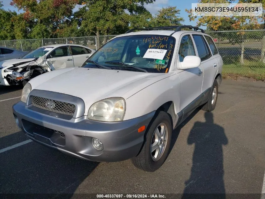 2004 Hyundai Santa Fe Gls/Lx VIN: KM8SC73E94U595134 Lot: 40337697