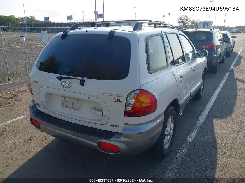 KM8SC73E94U595134 2004 Hyundai Santa Fe Gls/Lx