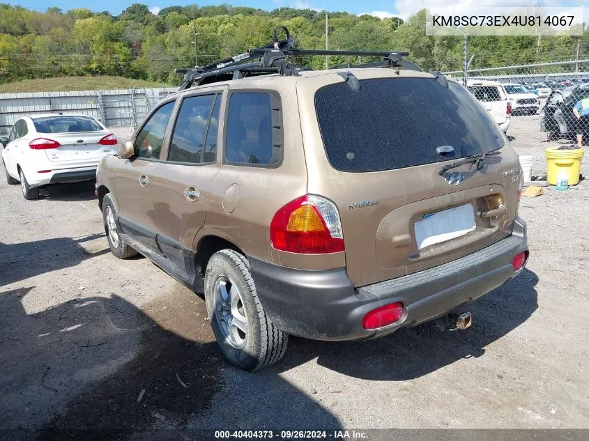 KM8SC73EX4U814067 2004 Hyundai Santa Fe Gls/Lx