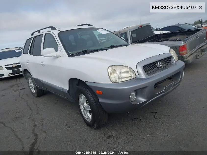 KM8SC73EX4U640713 2004 Hyundai Santa Fe Gls/Lx