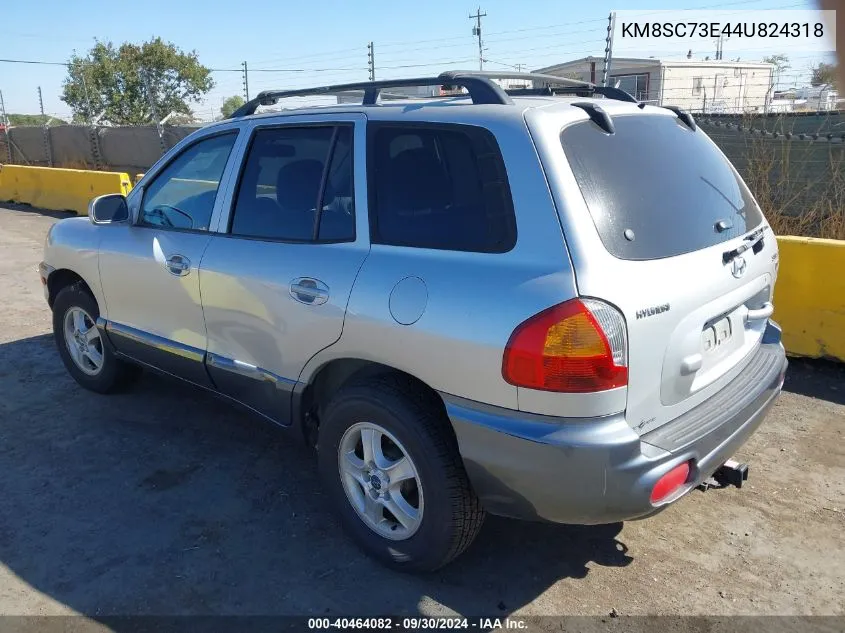 2004 Hyundai Santa Fe Gls/Lx VIN: KM8SC73E44U824318 Lot: 40464082