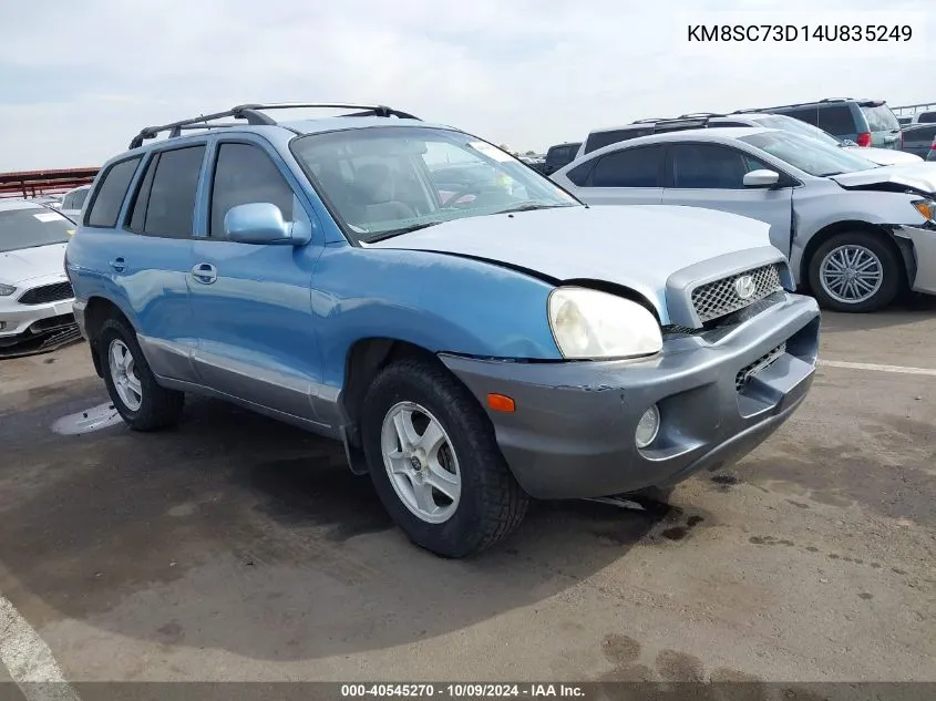 KM8SC73D14U835249 2004 Hyundai Santa Fe Gls