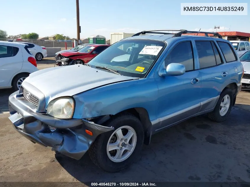 2004 Hyundai Santa Fe Gls VIN: KM8SC73D14U835249 Lot: 40545270