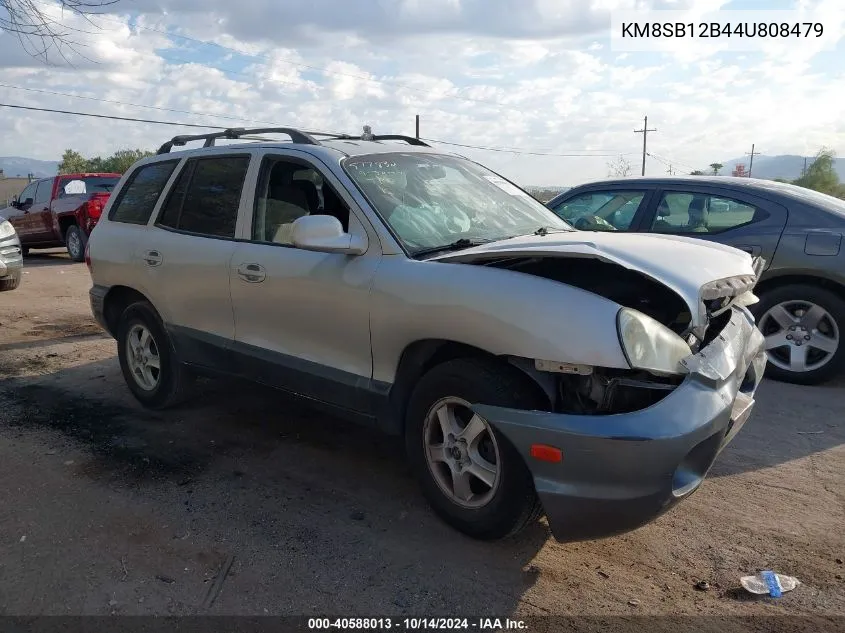 2004 Hyundai Santa Fe VIN: KM8SB12B44U808479 Lot: 40588013