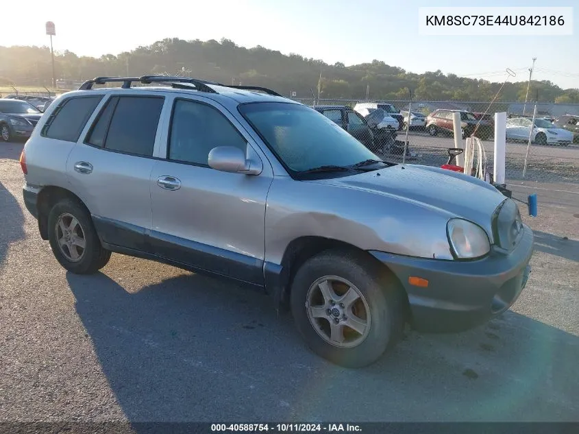 KM8SC73E44U842186 2004 Hyundai Santa Fe Gls/Lx