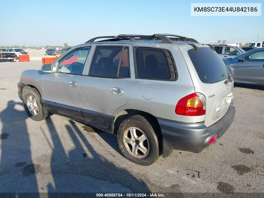 KM8SC73E44U842186 2004 Hyundai Santa Fe Gls/Lx