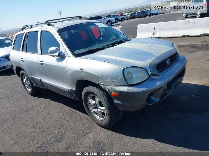 2004 Hyundai Santa Fe Gls VIN: KM8SC13D54U670271 Lot: 40619928