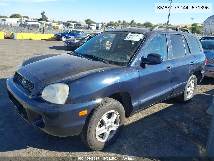 2004 Hyundai Santa Fe Gls VIN: KM8SC73D44U571895 Lot: 40648297