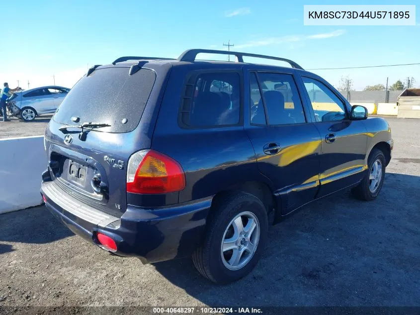 2004 Hyundai Santa Fe Gls VIN: KM8SC73D44U571895 Lot: 40648297