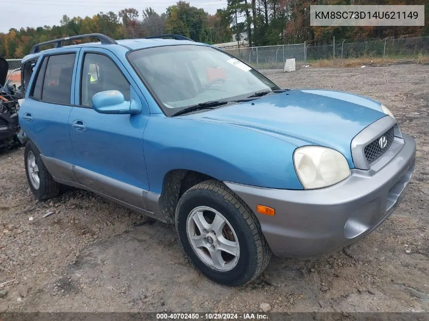 2004 Hyundai Santa Fe Gls VIN: KM8SC73D14U621149 Lot: 40702450