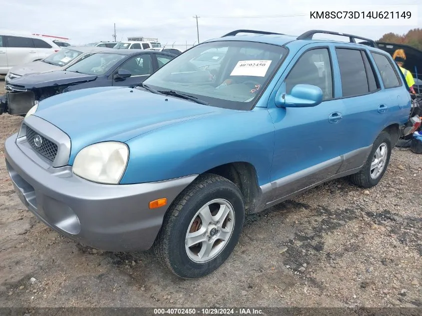 KM8SC73D14U621149 2004 Hyundai Santa Fe Gls