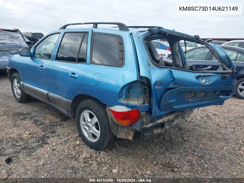 KM8SC73D14U621149 2004 Hyundai Santa Fe Gls