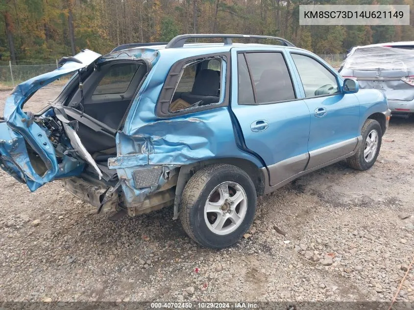 2004 Hyundai Santa Fe Gls VIN: KM8SC73D14U621149 Lot: 40702450