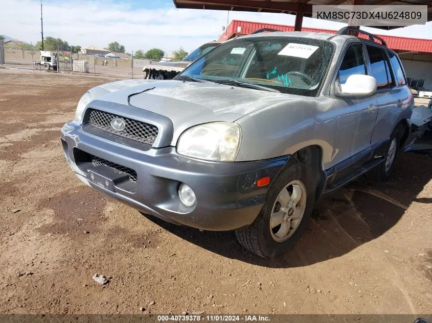 2004 Hyundai Santa Fe Gls VIN: KM8SC73DX4U624809 Lot: 40739378