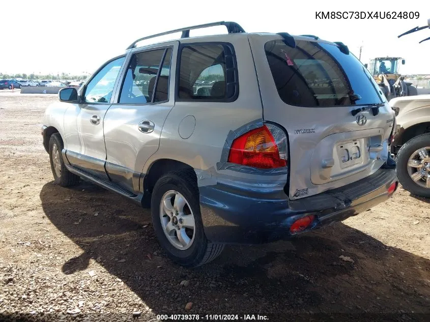 2004 Hyundai Santa Fe Gls VIN: KM8SC73DX4U624809 Lot: 40739378