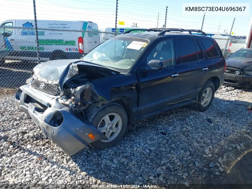 2004 Hyundai Santa Fe Gls/Lx VIN: KM8SC73E04U696367 Lot: 40747530