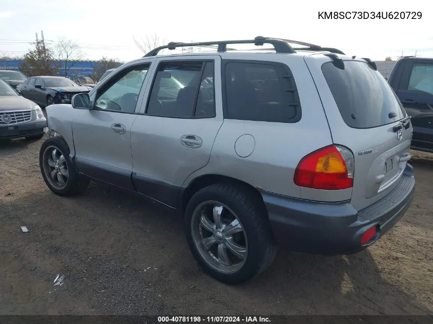 2004 Hyundai Santa Fe Gls VIN: KM8SC73D34U620729 Lot: 40781198