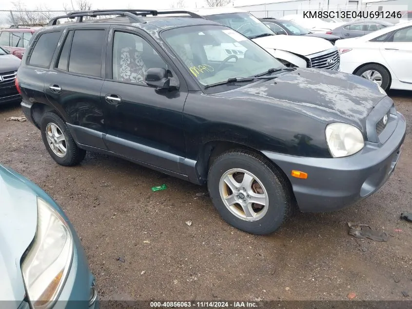 2004 Hyundai Santa Fe Gls/Lx VIN: KM8SC13E04U691246 Lot: 40856063