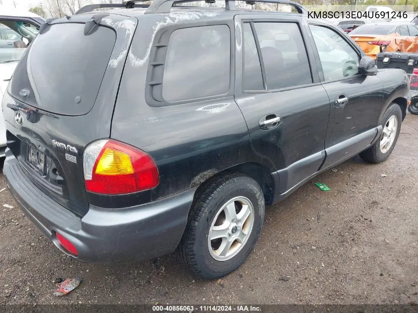 2004 Hyundai Santa Fe Gls/Lx VIN: KM8SC13E04U691246 Lot: 40856063