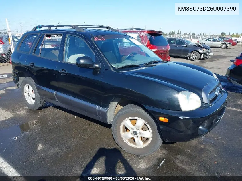 KM8SC73D25U007390 2005 Hyundai Santa Fe Gls