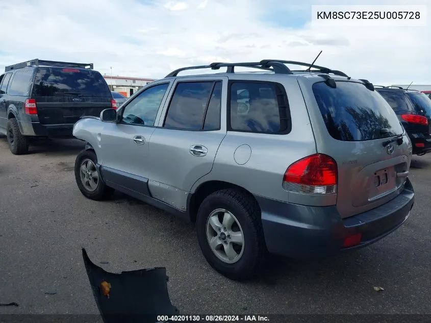 KM8SC73E25U005728 2005 Hyundai Santa Fe Gls/Lx