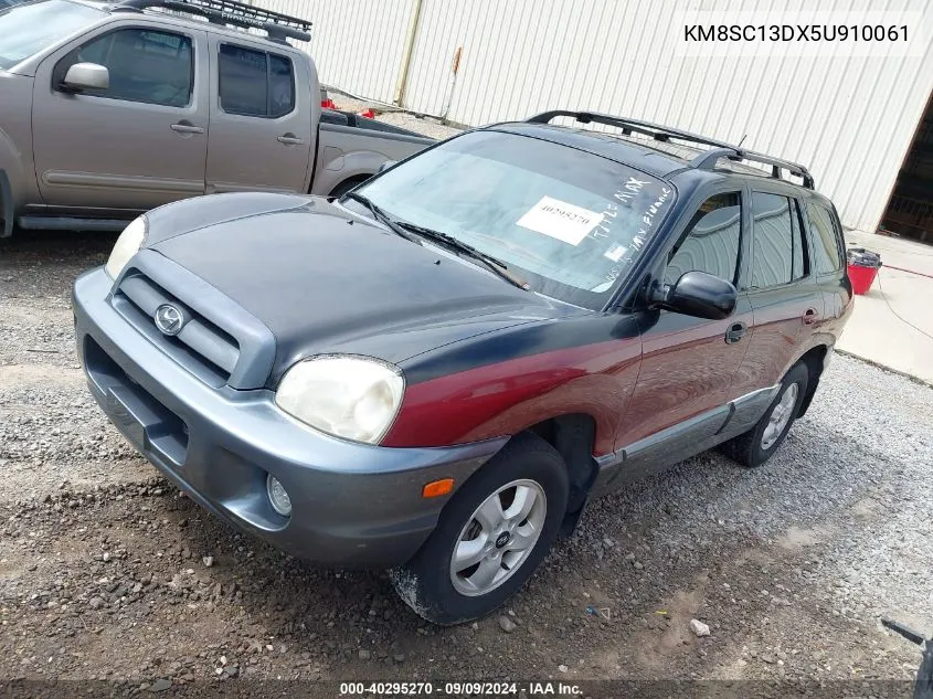 2005 Hyundai Santa Fe Gls VIN: KM8SC13DX5U910061 Lot: 40295270