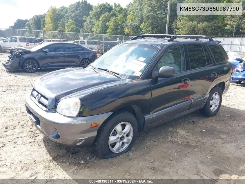 2005 Hyundai Santa Fe Gls VIN: KM8SC73D85U987790 Lot: 40390311